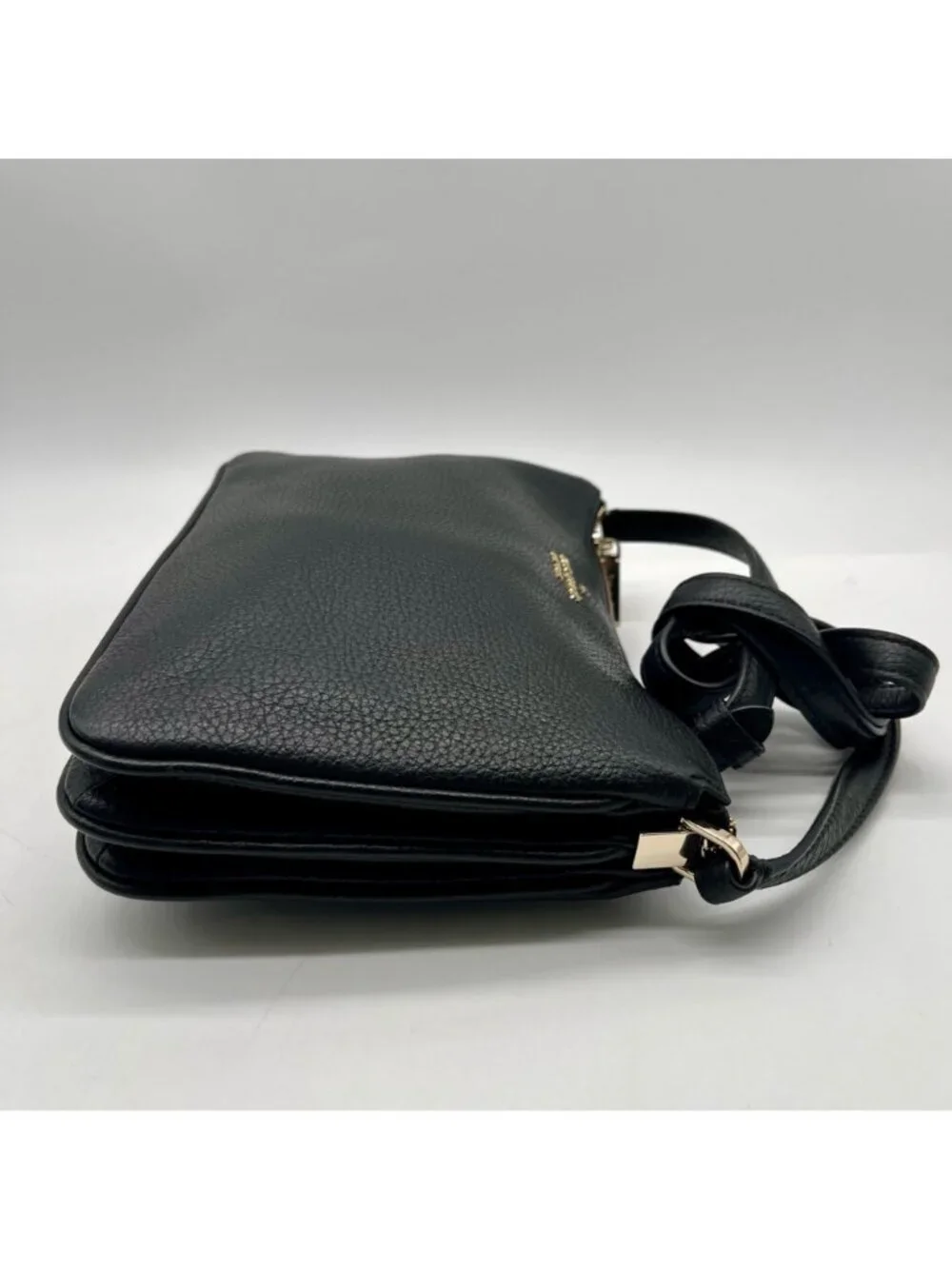 Kate Spade Black Pebbled Leather Crossbody Bag